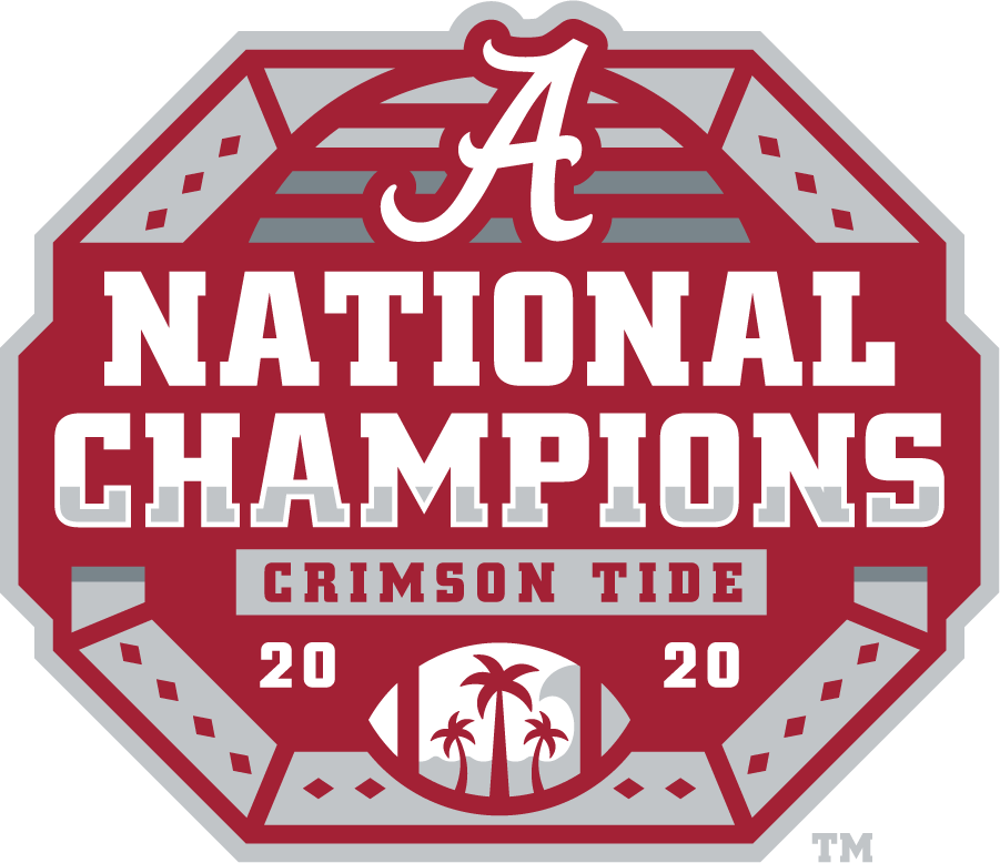 Alabama Crimson Tide 2020 Champion Logo v2 iron on transfers for T-shirts
